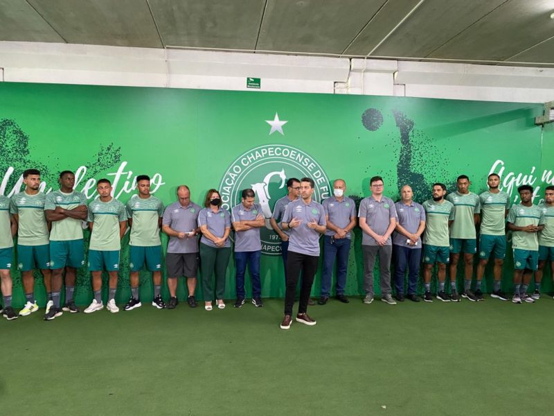 Elenco foi apresentado na Arena Cond&aacute;. – Foto: Cristian Madoglio/ACF