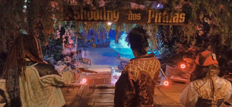 Aventura Pirata ter&aacute; at&eacute; stand de tiro ao alvo – Foto: Aventura Pirata/Divulga&ccedil;&atilde;o
