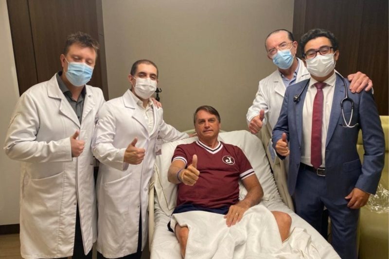 Ap&oacute;s dois dias internado, Bolsonaro ganha alta m&eacute;dica – Foto: Internet