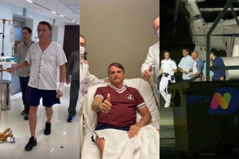 Bolsonaro falou sobre cr&iacute;ticas ap&oacute;s alta m&eacute;dica – Foto: Arte/ND