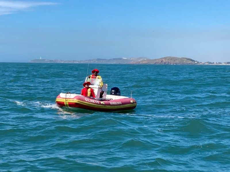 Buscas pelo corpo do jovem Michel s&atilde;o encerradas em Laguna&nbsp; – Foto: CBMSC/Divulga&ccedil;&atilde;o/ND