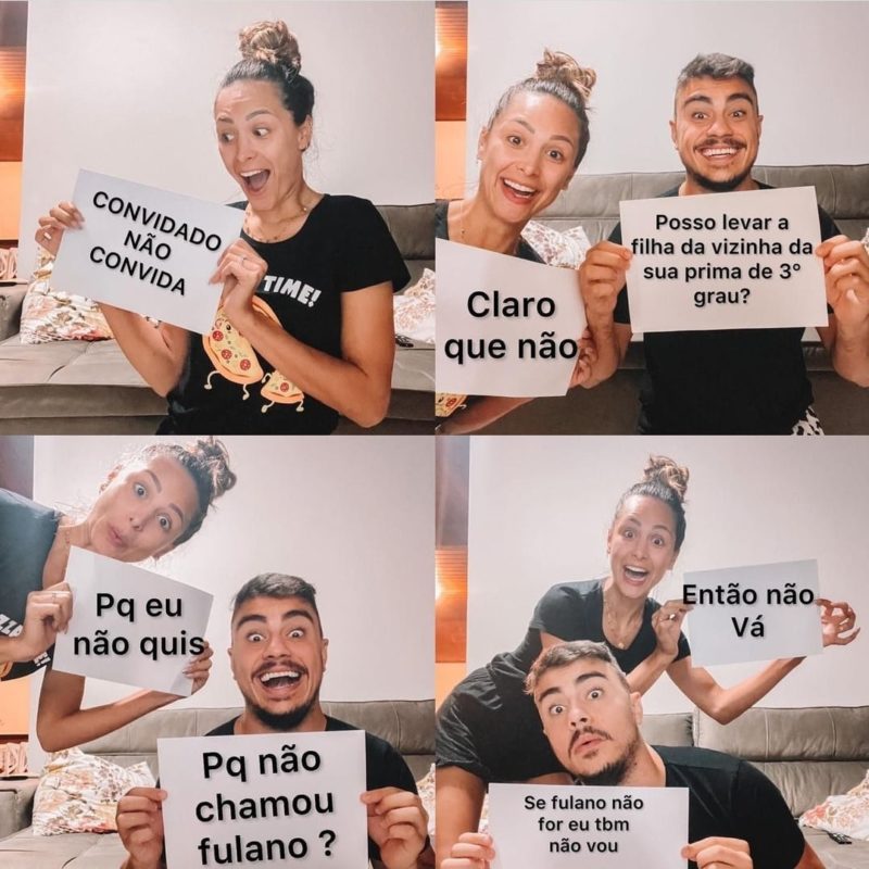 Yasmin n&atilde;o deixou baixo e debochou da pol&ecirc;mica – Foto: Reprodu&ccedil;&atilde;o/Internet