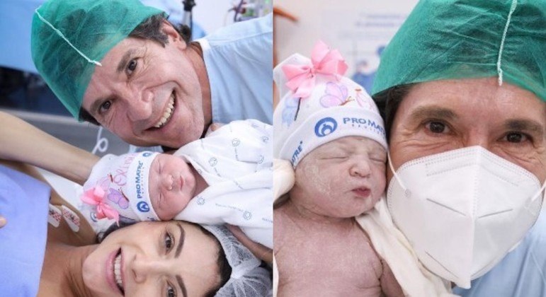 Daniel comemorou nascimento da filha na web – Foto: Reprodu&ccedil;&atilde;o/Internet