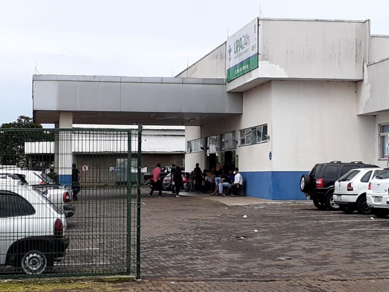 UPA 24h teve aumento no número de casos de pessoas com sintomas gripais. – Foto: Caroline Figueiredo/ND