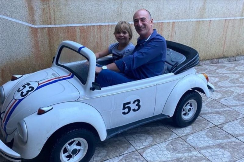 Advogado encontrou solu&ccedil;&atilde;o para recuperar o carrinho e ainda ganhou carona – Foto: Arquivo pessoal