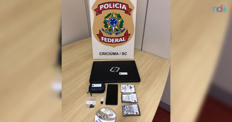 Opera&ccedil;&atilde;o contra a pornografia infantil ocorreu nesta ter&ccedil;a-feira (25) – Foto: Divulga&ccedil;&atilde;o/PF/ND