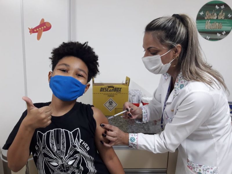 Apenas 4% das crianças de 5 a 11 anos tomaram vacina da Covid-19 em Itajaí &#8211; Foto: Prefeitura de Itajaí/Divulgação/ND
