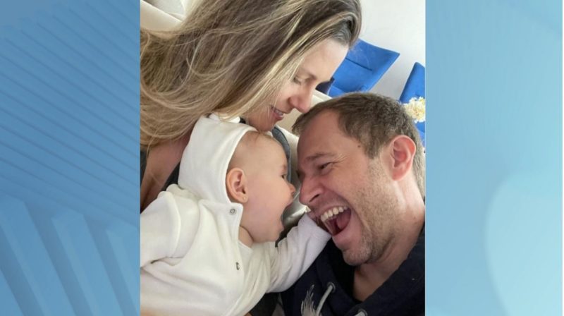 Tiago Leifert e Daiana revelam que a filha est&aacute; com c&acirc;ncer nos olhos – Foto: Arquivo Pessoal/ Reprodu&ccedil;&atilde;o/ Internet/ ND