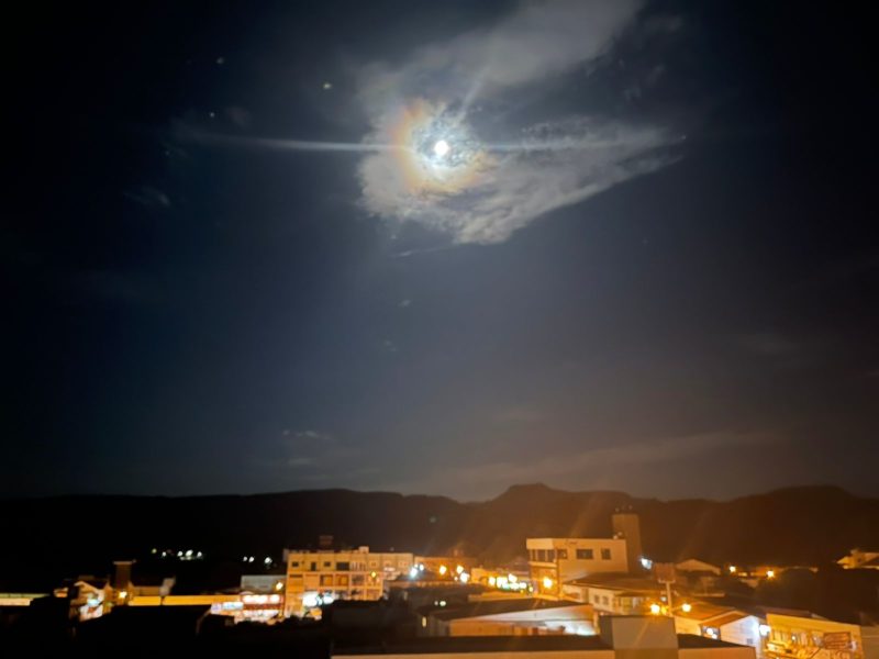 Fen&ocirc;meno foi registado nesta quarta-feira (19) em Urubici – Foto: Dayane Fabre Lima/Divulga&ccedil;&atilde;o ND