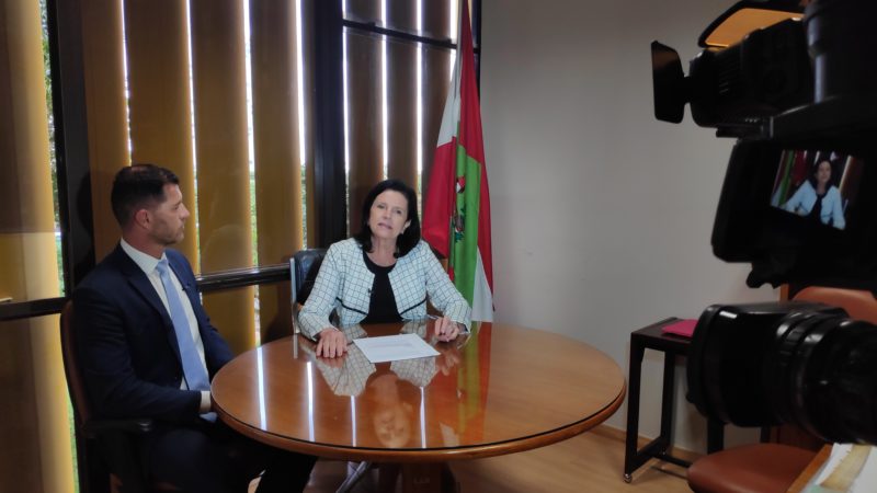 Deputada federal Angela Amin (PP) recebeu o Grupo ND no gabinete em Brasília &#8211; Foto: Warley Cabral/NDTV Brasília