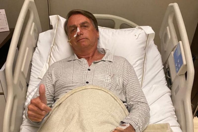 Jair Bolsonaro est&aacute; internado em hospital de S&atilde;o Paulo – Foto: Internet