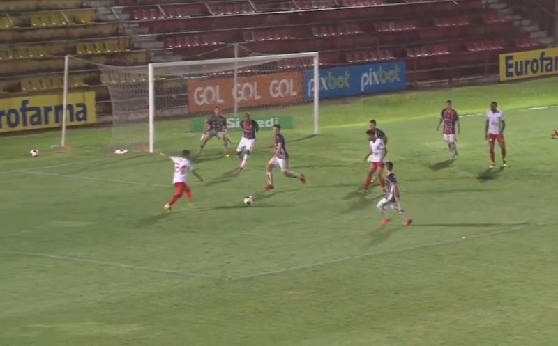 JEC n&atilde;o saiu do zero na estreia da copinha – Foto: Reprodu&ccedil;&atilde;o/Eleven Sports