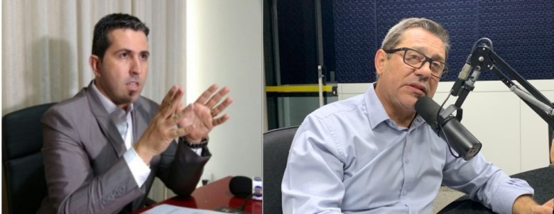 Jeferson Monteiro e J&uacute;lio Kaminski mant&eacute;m severas diverg&ecirc;ncias no PSL de Crici&uacute;ma. – Foto: Manuela Silva