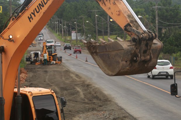 Obras vão abraçar toda a extensão da via de oito quilômetros &#8211; Foto: Julio Cavalheiro/Secom/Divulgação ND