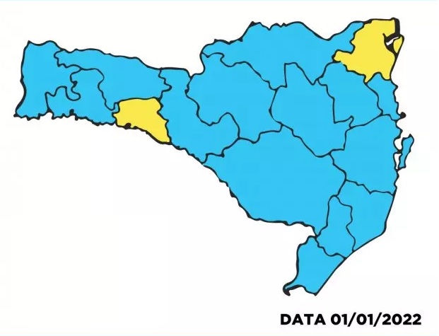 SC volta a ter regi&otilde;es no n&iacute;vel alto para a Covid-19 – Foto: SES/Divulga&ccedil;&atilde;o