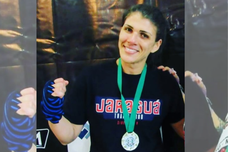 Monique era lutadora de muay thai e morava em Guaramirim – Foto: Internet/ND