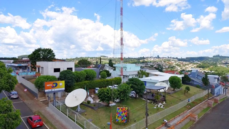 Sede fica no bairro Presidente M&eacute;dici, em Chapec&oacute; &mdash; Foto: NDTV/ND