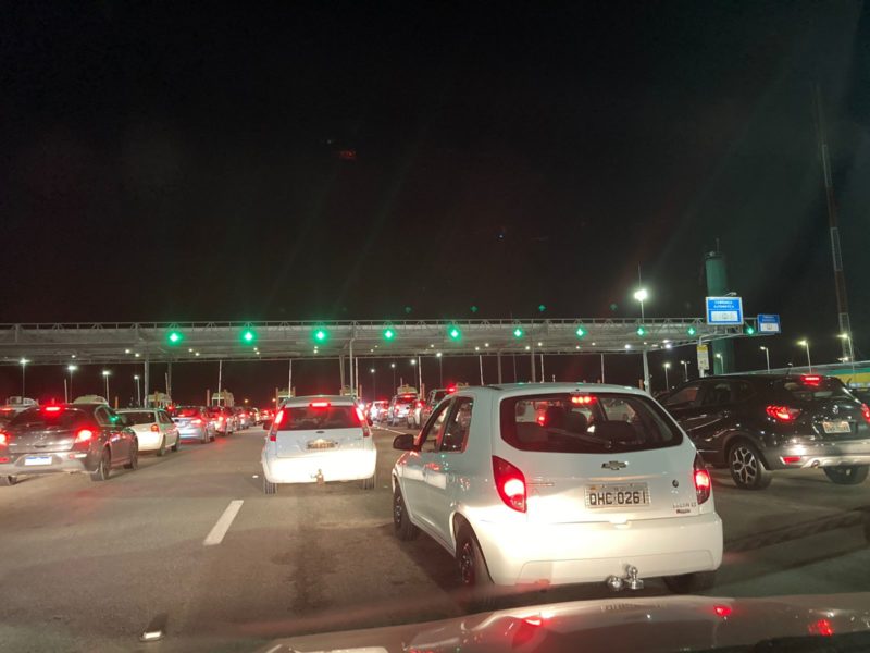 Pra&ccedil;a de ped&aacute;gio de Palho&ccedil;a ter&aacute; reajuste a partir desta segunda (26) – Foto: Osvaldo Sagaz/ND