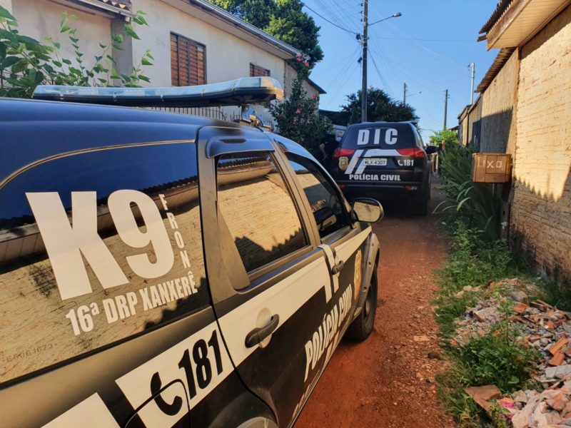 Pris&atilde;o preventiva ocorreu no bairro Santos Dias, em Xanxer&ecirc; – Foto: Pol&iacute;cia Civil/ND