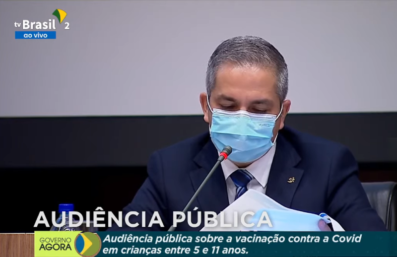 Audi&ecirc;ncia P&uacute;blica definir&aacute; aplica&ccedil;&atilde;o da vacina da Pfizer contra a Covid-19 entre crian&ccedil;as de 5 a 11 anos – Foto: Reprodu&ccedil;&atilde;o TV Brasil