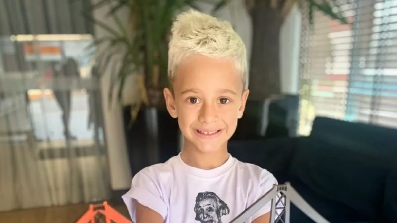 Romeu, o menino g&ecirc;nio de apenas 7 anos – Foto: Arquivo Pessoal