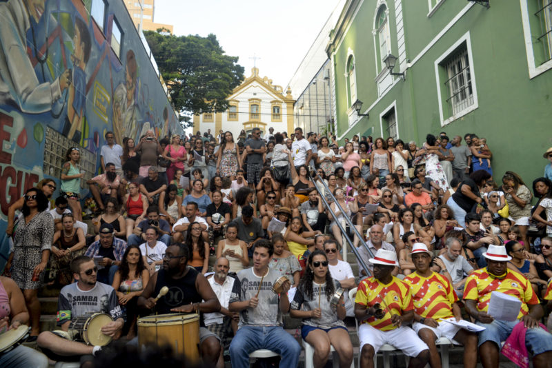 Projeto Samba de Terreiro comemora sete anos com agenda semanal, todas as ter&ccedil;as, no m&ecirc;s de janeiro na Escadaria do Ros&aacute;rio – Foto: Divulga&ccedil;&atilde;o/ND