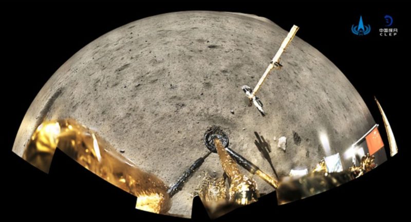Essa foi a primeira vez na história que água foi detectada na superfície da lua. &#8211; Foto: Science Advances/Divulgação/ND