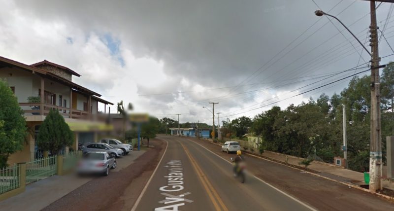 Flagrante ocorreu na avenida principal da cidade. &#8211; Foto: Google Street/Reprodução/ND