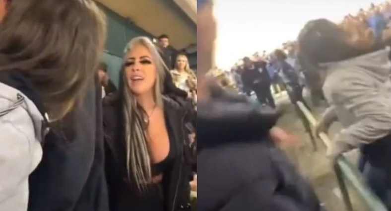 Atitude da mulher gerou briga generalizada. – Foto: Reprodu&ccedil;&atilde;o/Internet