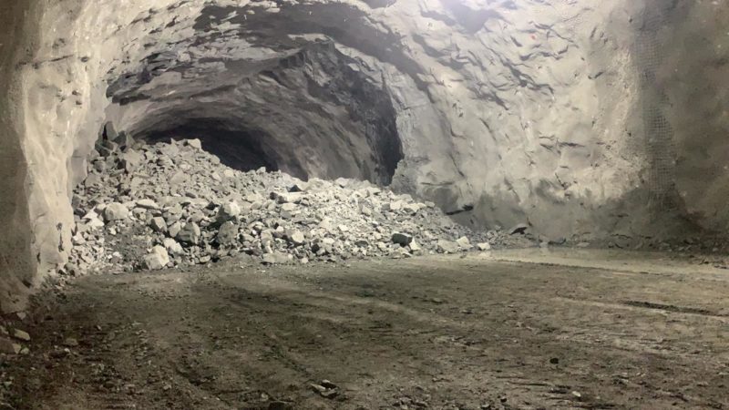 Obras do contorno viário em Florianópolis chegam na escavação do quarto túnel &#8211; Foto: Arteris Litoral Sul/Divulgação/ND