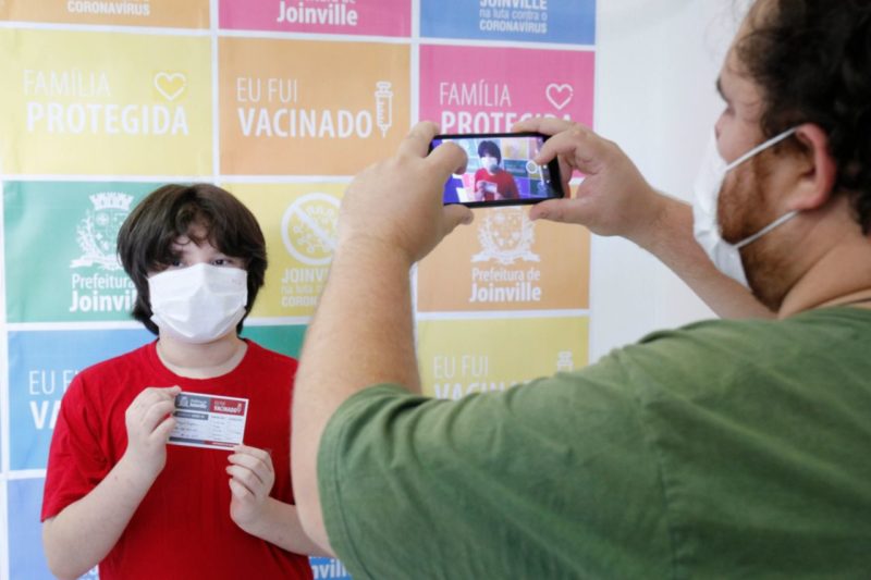 A foto para registrar o momento n&atilde;o poderia faltar – Foto: Prefeitura de Joinville/Divulga&ccedil;&atilde;o