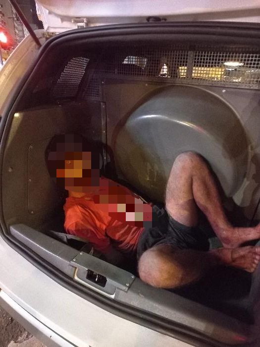 Acusado foi algemado – Foto: Reprodu&ccedil;&atilde;o/ND