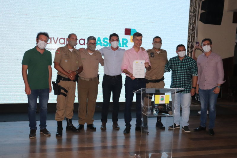 A prefeitura de Gaspar realizou um conv&ecirc;nio com a Pol&iacute;cia Militar – Foto: Cinara Muller