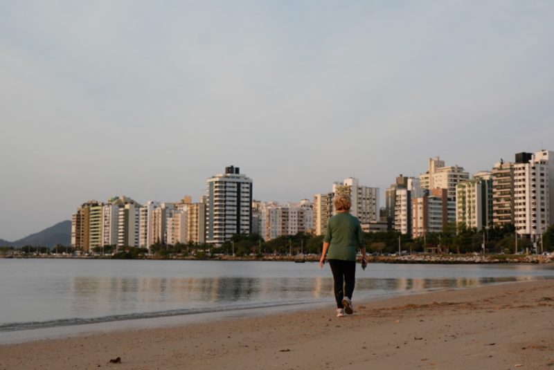 &Aacute;rea de abrang&ecirc;ncia do projeto na Beira-Mar Norte &eacute; entre a travessa Rouxinol e a avenida Mauro Ramos – Foto: Ricardo Wolffenbuttel/Divulga&ccedil;&atilde;o/ND