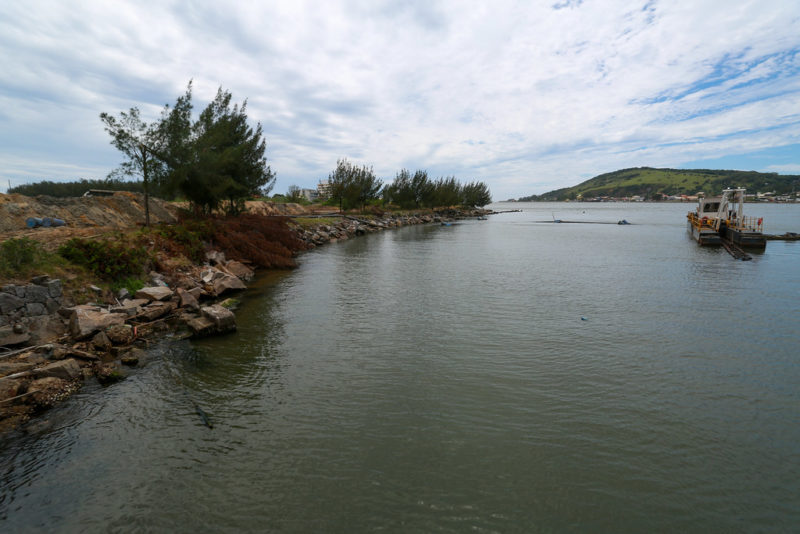 Dragagem do Porto de Laguna envolve cuidados para a preserva&ccedil;&atilde;o dos botos – Foto: Julio Cavalheiro/Secom/ND