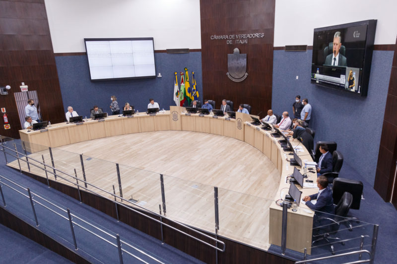 Plen&aacute;rio da C&acirc;mara aprovou o projeto com 14 votos favor&aacute;veis&nbsp; – Foto: Davi Spuldaro-CVI/ND