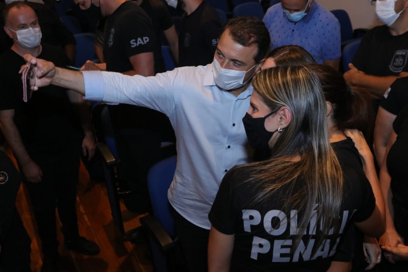 Carlos Mois&eacute;s em evento em Crici&uacute;ma – Foto: Mauricio Vieira/Divulga&ccedil;&atilde;o/ND