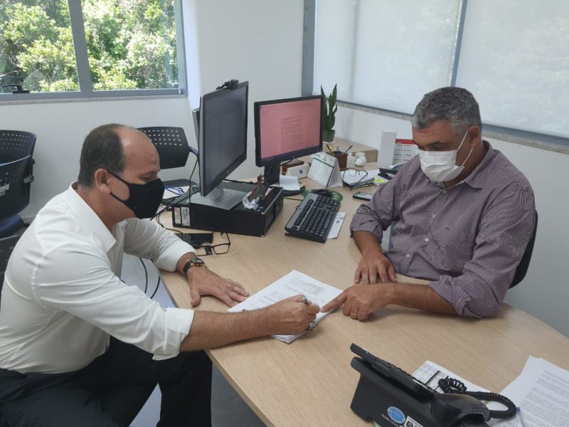 Controlador-geral do Estado, Cristiano Socas da Silva, e corregedor-geral do Estado, C&iacute;cero Barbosa – Foto: Divulga&ccedil;&atilde;o/ND