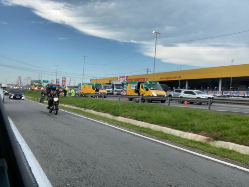 Acidente deixou uma pessoa morta e uma ferida na tarde desta ter&ccedil;a – Foto: Marcos Jord&atilde;o/ND