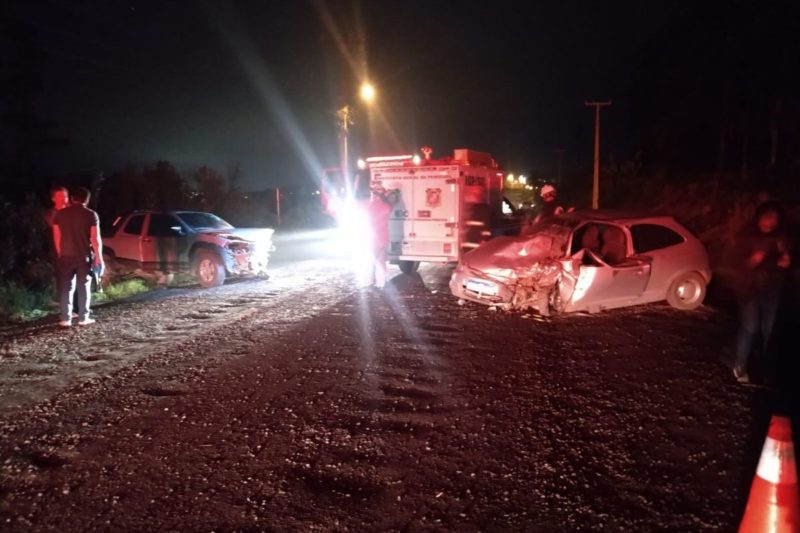 Acidente aconteceu na noite de segunda-feira (14), na SC-114 – Foto: PMRv/Divulga&ccedil;&atilde;o/ND