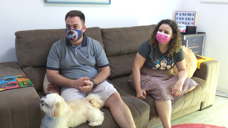 Joabi e Andreia s&atilde;o, agora, pais de quatro crian&ccedil;as – Foto: Alfa Stofelli/NDTV