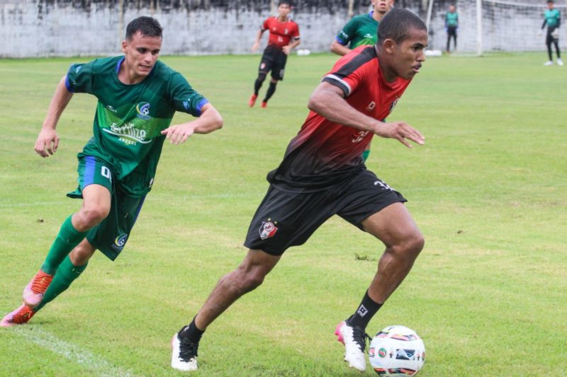 Alexandre marcou o gol tricolor no jogo-treino contra o Patriotas – Foto: Vitor Forcellini/JEC/Divulga&ccedil;&atilde;o/ND
