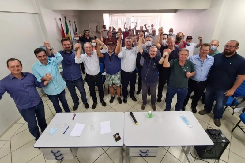 Ant&iacute;dio Lunelli cumpriu agenda em Joa&ccedil;aba – Foto: Reprodu&ccedil;&atilde;o/ND