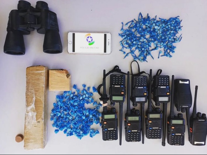Materiais foram apreendidos na tarde desta quarta-feira (16) – Foto: PMSC/Divulga&ccedil;&atilde;o/ND