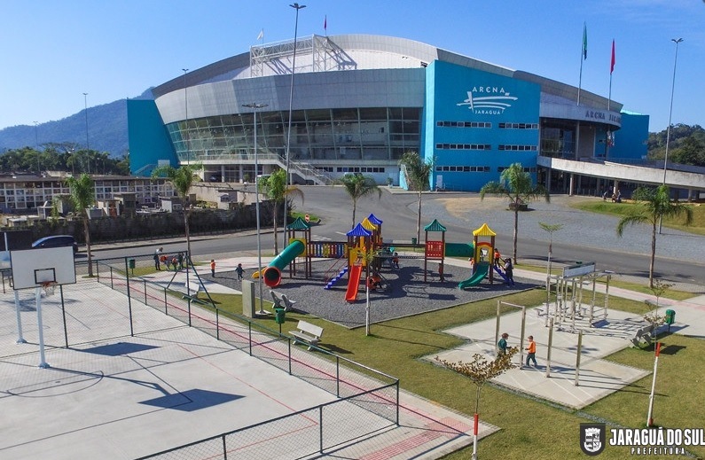 Parque Arena – Foto: Prefeitura Municipal de Jaragu&aacute; do Sul/Divulga&ccedil;&atilde;o