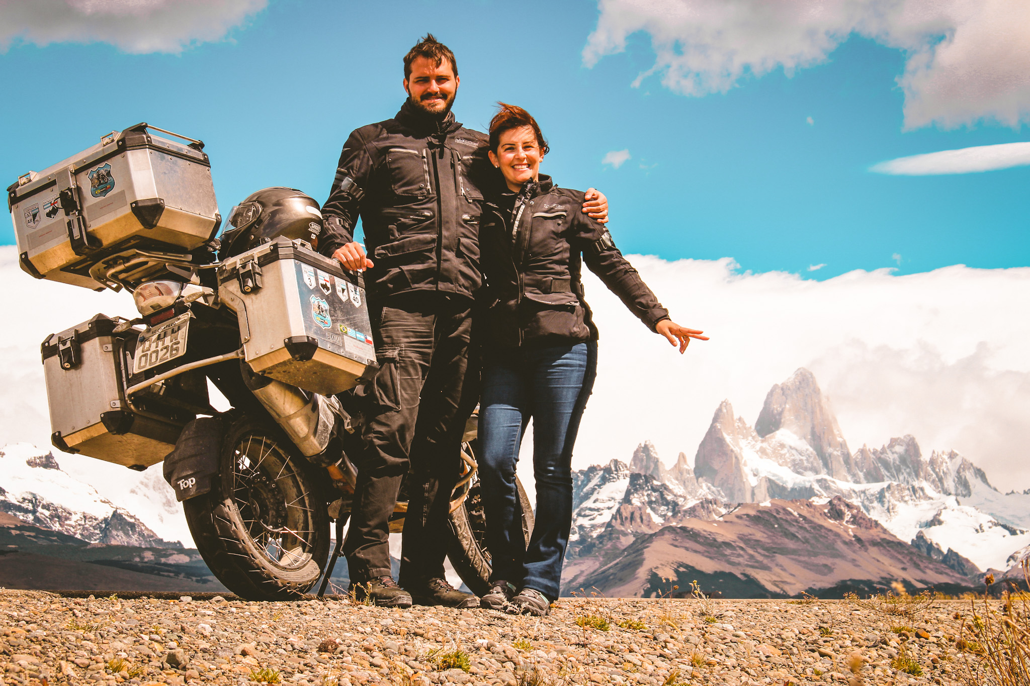 Início da temporada de viagens de motocicleta pela América do Sul