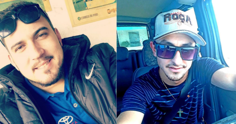 Adriel Ledur, de 25 anos, e Daniel Rodrigo Teles, de 31 anos, morreram nesta quarta-feira (23) – Foto: Arquivo Pessoal/ND
