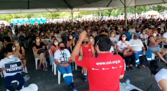 Servidores municipais de Florianópolis aprovaram greve por tempo indeterminado &#8211; Foto: Reprodução/ND