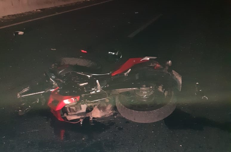 Mulher morre ap&oacute;s ter a perna amputada em atropelamento na BR-470 em Navegantes – Foto: Corpo de Bombeiros Militar/Divulga&ccedil;&atilde;o