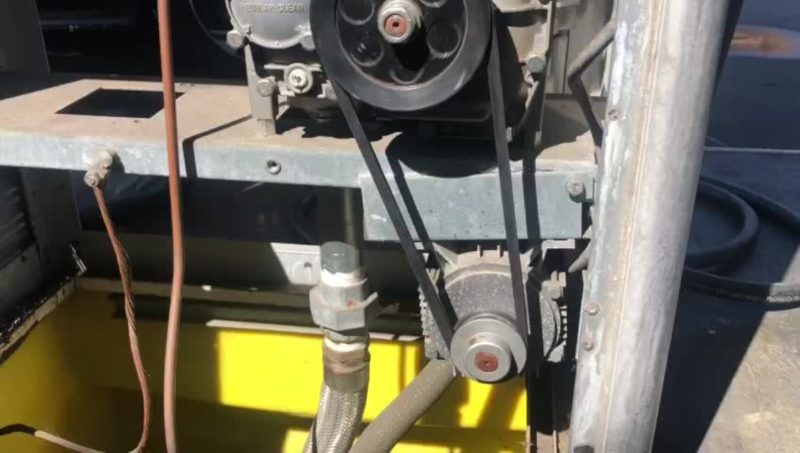 Correia da bomba de gasolina foi furtada nessa quinta-feira (10) da sede da Comcap –&nbsp; Foto: GMF/Divulga&ccedil;&atilde;o/ND